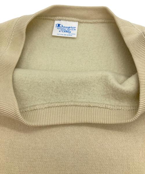 Champion REVERSE WEAVE（チャンピオン リバース ウィーブ）Champion REVERSE WEAVE (チャンピオン リバース ウィーブ) スウェット ベージュ サイズ:XLの古着・服飾アイテム