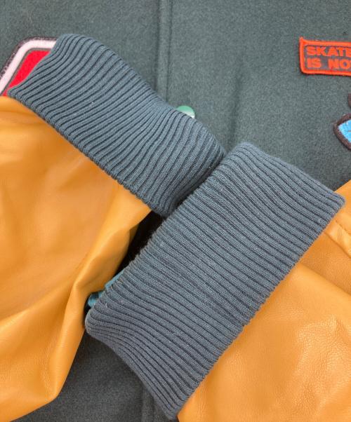 SANTA CRUZ（サンタクルーズ）SANTA CRUZ (サンタクルーズ) スタジャン ブラウン サイズ:Lの古着・服飾アイテム