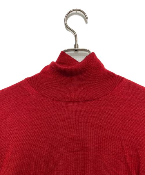JOURNAL STANDARD relume（ジャーナルスタンダード レリューム）JOURNAL STANDARD relume (ジャーナルスタンダード レリューム) BiellaYarnワイドタートルネック レッド サイズ:FREEの古着・服飾アイテム