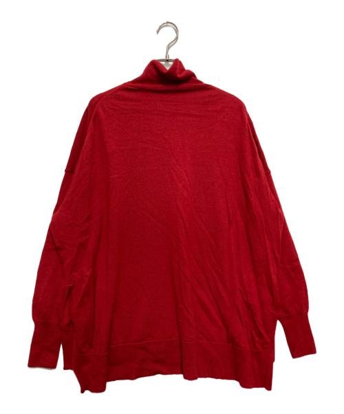 JOURNAL STANDARD relume（ジャーナルスタンダード レリューム）JOURNAL STANDARD relume (ジャーナルスタンダード レリューム) BiellaYarnワイドタートルネック レッド サイズ:FREEの古着・服飾アイテム