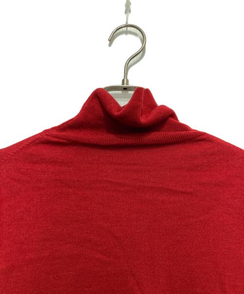 JOURNAL STANDARD relume（ジャーナルスタンダード レリューム）JOURNAL STANDARD relume (ジャーナルスタンダード レリューム) BiellaYarnワイドタートルネック レッド サイズ:FREEの古着・服飾アイテム