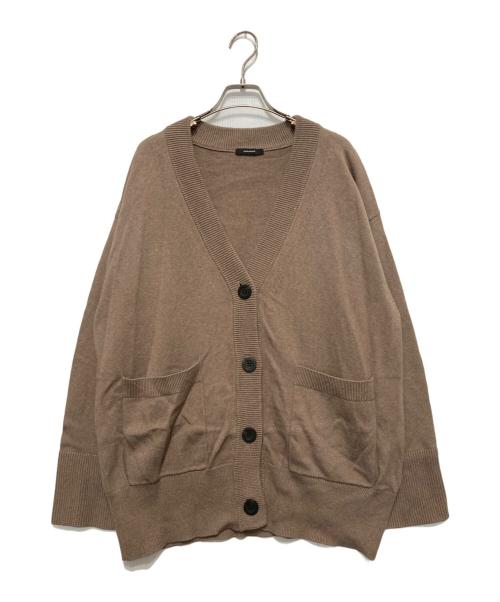 JOURNAL STANDARD（ジャーナルスタンダード）JOURNAL STANDARD (ジャーナルスタンダード) コットンカシミヤビッグカーディガン ブラウン サイズ:FREEの古着・服飾アイテム