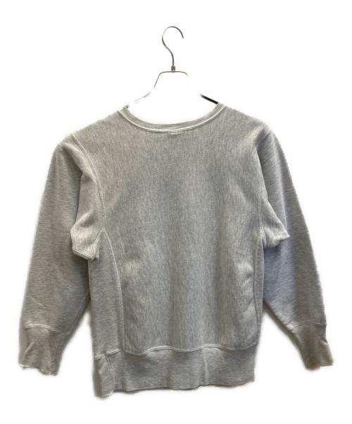 Champion（チャンピオン）Champion (チャンピオン) リバースウィーブ プリントスウェットシャツ グレー サイズ:Мの古着・服飾アイテム