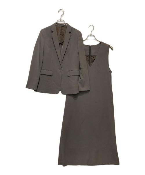 ANCHOR WOMAN（アンカーウーマン）ANCHOR WOMAN (アンカーウーマン) ワンピーススーツ ブラウン サイズ:Mの古着・服飾アイテム