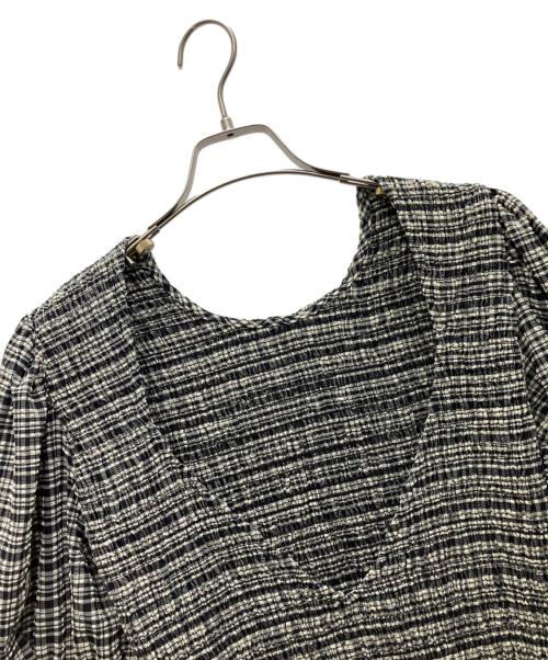 GANNI（ガニー）GANNI (ガニー) チェックシアサッカーワンピース サイズ:40の古着・服飾アイテム