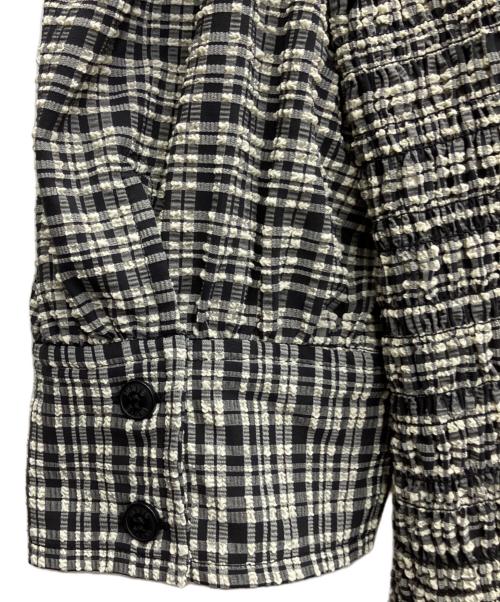 GANNI（ガニー）GANNI (ガニー) チェックシアサッカーワンピース サイズ:40の古着・服飾アイテム