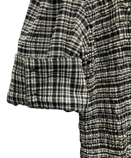 GANNI（ガニー）GANNI (ガニー) チェックシアサッカーワンピース サイズ:40の古着・服飾アイテム