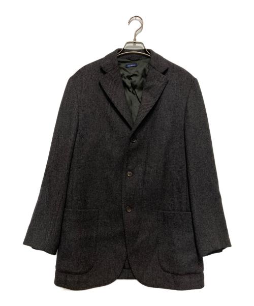 MALO（マーロ）MALO (マーロ) ウールカシミヤ3Bジャケット チャコールグレー サイズ:SIZE 48の古着・服飾アイテム