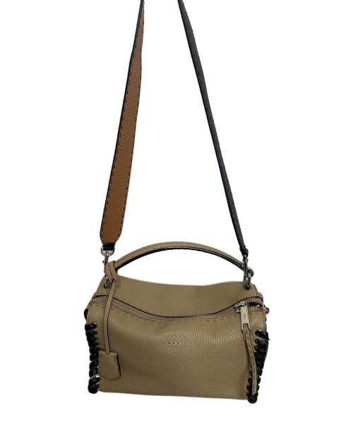 FENDI（フェンディ）FENDI (フェンディ) 2WAYバッグ ベージュの古着・服飾アイテム