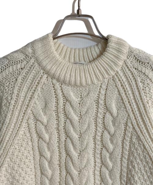CECILIE BAHNSEN（セシリーバンセン）Cecilie Bahnsen (セシリーバンセン) ケーブルニット アイボリー サイズ:XSの古着・服飾アイテム