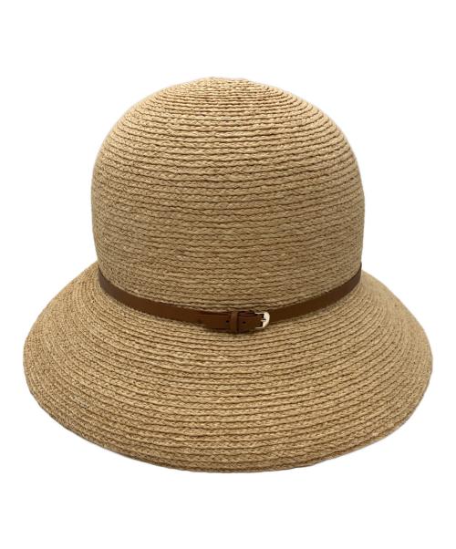 HELEN KAMINSKI（ヘレンカミンスキー）HELEN KAMINSKI (ヘレンカミンスキー) ハット ナチュラル/タン サイズ:F 未使用品の古着・服飾アイテム