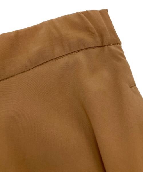 LOUNIE（ルーニー）LOUNIE (ルーニー) アシンメトリープリーツスカート ブラウン サイズ:36の古着・服飾アイテム