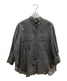 SACRA（サクラ）の古着「シアーシャツ」｜グレー