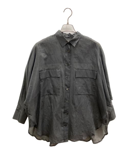 SACRA（サクラ）SACRA (サクラ) シアーシャツ グレー サイズ:38の古着・服飾アイテム