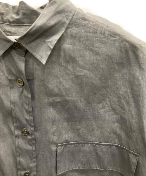 SACRA（サクラ）SACRA (サクラ) シアーシャツ グレー サイズ:38の古着・服飾アイテム