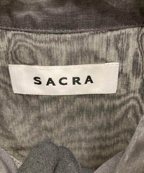 SACRA（サクラ）SACRA (サクラ) シアーシャツ グレー サイズ:38の古着・服飾アイテム