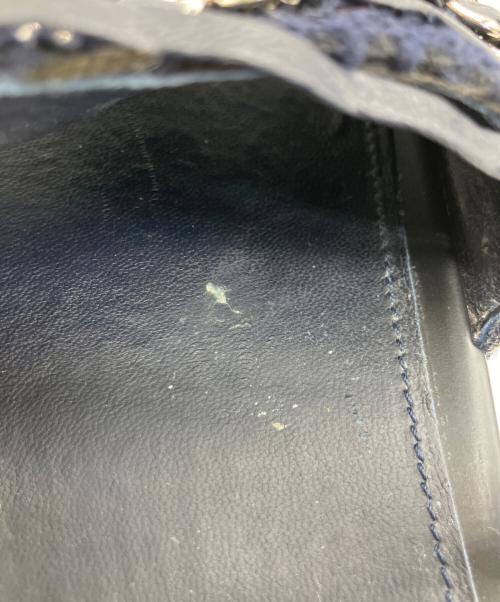 CHANEL（シャネル）CHANEL (シャネル) チェーンサンダル ネイビー サイズ:37の古着・服飾アイテム