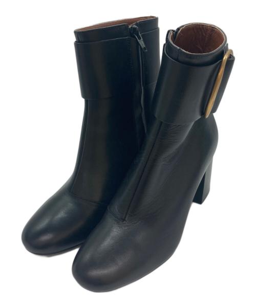 SEE BY CHLOE（シーバイクロエ）SEE BY CHLOE (シーバイクロエ) ショートブーツ ブラック サイズ:37の古着・服飾アイテム
