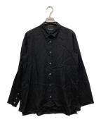 Conteコンテ）の古着「キュプラシルク シャツ」｜ブラック