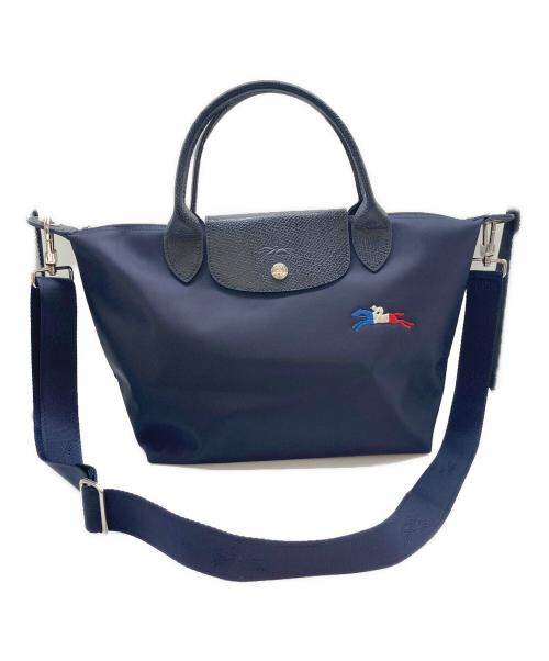 LONGCHAMP（ロンシャン）LONGCHAMP (ロンシャン) トップハンドルバッグS ネイビー サイズ:-の古着・服飾アイテム