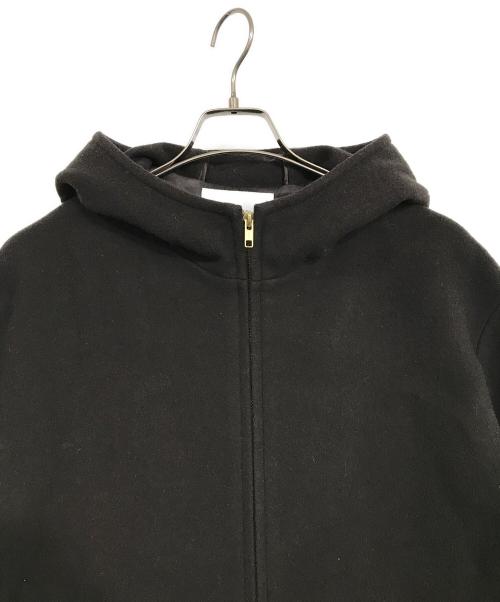 FRAMeWORK（フレームワーク）FRAMeWORK (フレームワーク) フーデッドメルトンコート ダークブラウン サイズ:38の古着・服飾アイテム