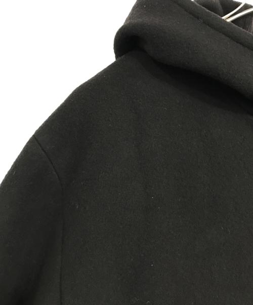 FRAMeWORK（フレームワーク）FRAMeWORK (フレームワーク) フーデッドメルトンコート ダークブラウン サイズ:38の古着・服飾アイテム