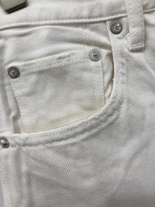 &RC（アンドエスティ）&RC (アンドエスティ) カーヴィーデニムワイドパンツ ホワイト サイズ:36の古着・服飾アイテム