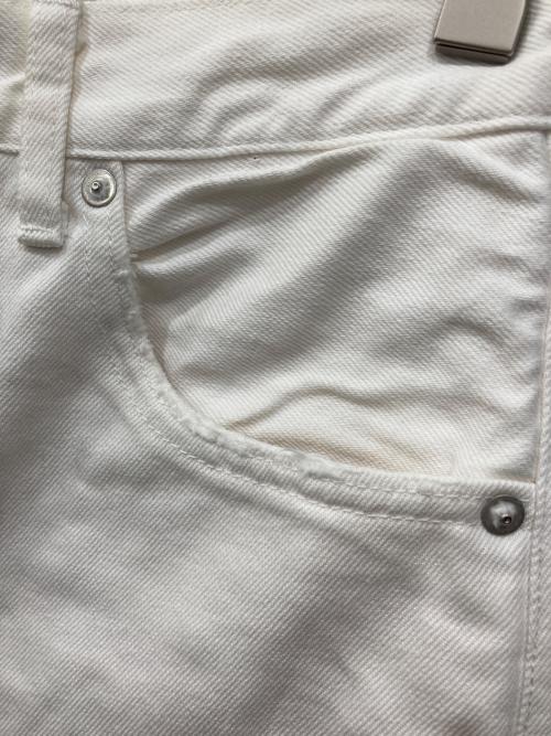 &RC（アンドエスティ）&RC (アンドエスティ) カーヴィーデニムワイドパンツ ホワイト サイズ:36の古着・服飾アイテム