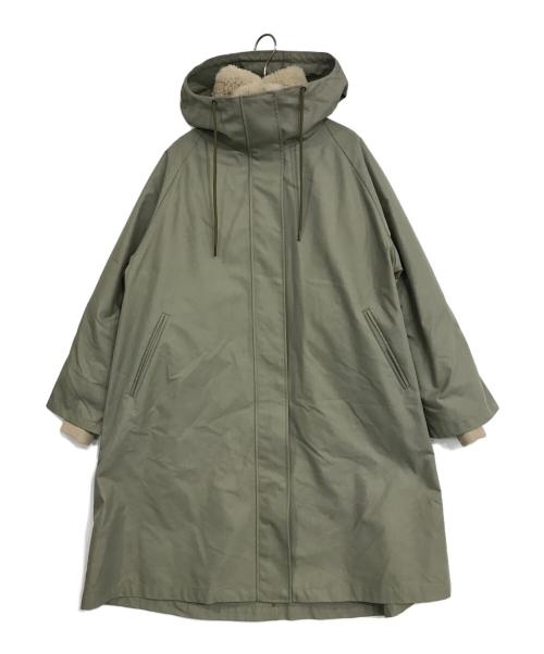 WCJ（ダブルシージェイ）WCJ (ダブルシージェイ) エコファーライナー付きコート カーキ サイズ:FREEの古着・服飾アイテム