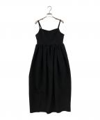 Nobleノーブル）の古着「ストラップコクーンワンピース」｜ブラック
