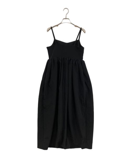 Noble（ノーブル）Noble (ノーブル) ストラップコクーンワンピース ブラック サイズ:38の古着・服飾アイテム