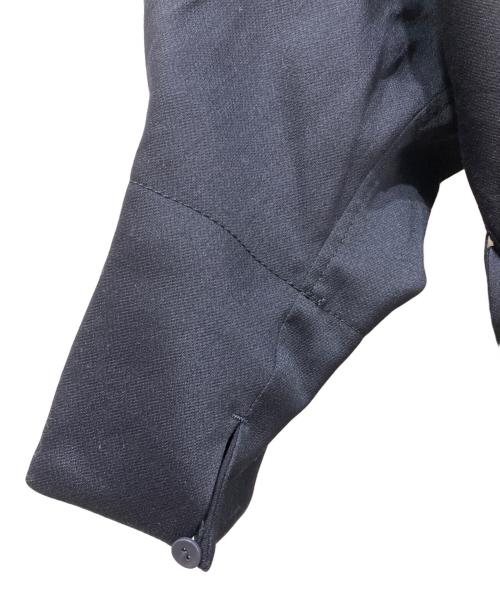 ESTNATION（エストネーション）ESTNATION (エストネーション) ダブルクロスVネックワンピース ネイビー サイズ:36の古着・服飾アイテム