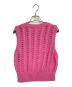 Ganni (ガニー) Viscose Rope Cropped Vest/ニットベスト ピンク サイズ:XS：10000円