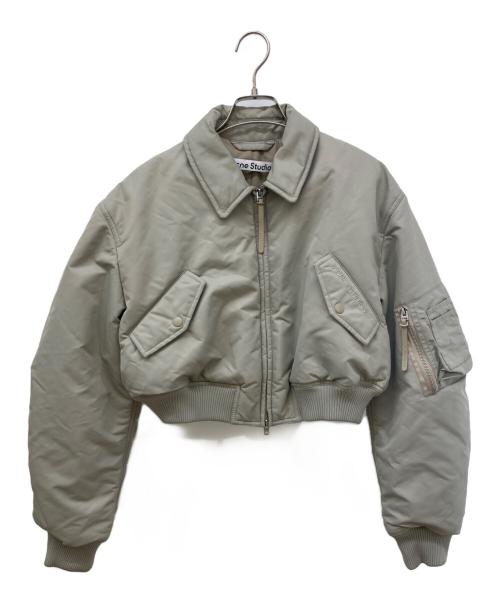 Acne studios（アクネ ストゥディオス）Acne studios (アクネ ストゥディオス) Bomber jacket グレー サイズ:34の古着・服飾アイテム