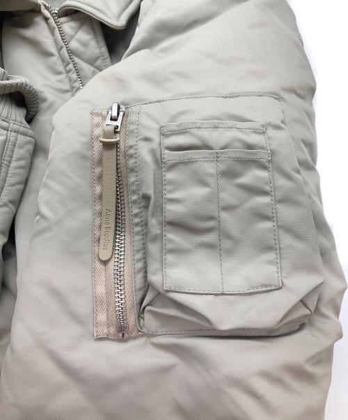 Acne studios（アクネ ストゥディオス）Acne studios (アクネ ストゥディオス) Bomber jacket グレー サイズ:34の古着・服飾アイテム