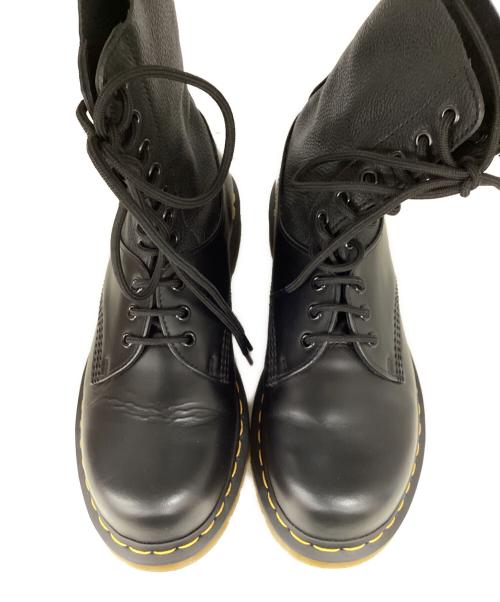 Dr.Martens（ドクターマーチン）Dr.Martens (ドクターマーチン) MM6 Maison Margiela (エムエムシックスメゾンマルジェラ) 10ホールブーツ ブラック サイズ:UK8/USM9/EU42の古着・服飾アイテム
