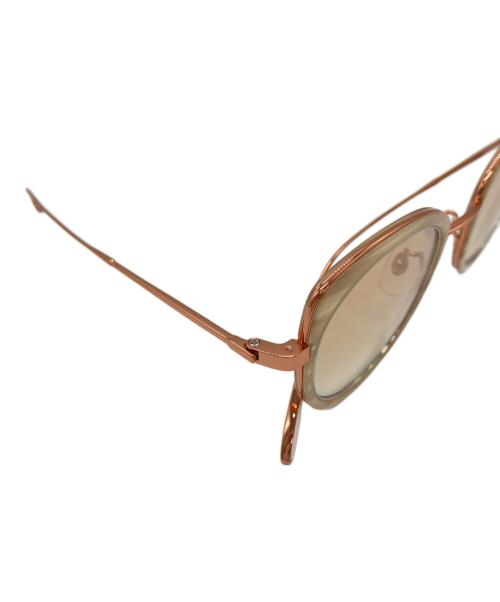 YUICHI TOYAMA（ユウイチトヤマ）YUICHI TOYAMA (ユウイチトヤマ) サングラス ベージュの古着・服飾アイテム