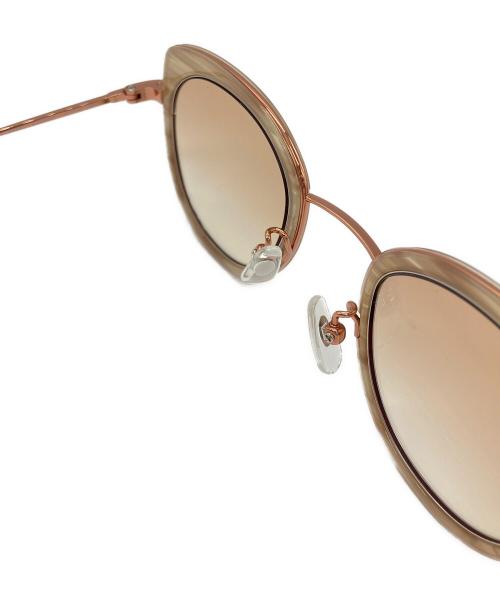 YUICHI TOYAMA（ユウイチトヤマ）YUICHI TOYAMA (ユウイチトヤマ) サングラス ベージュの古着・服飾アイテム