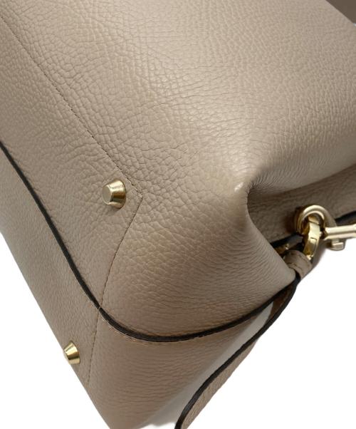 BARNEYS NEWYORK（バーニーズ・ニューヨーク）BARNEYS NEWYORK (バーニーズ・ニューヨーク) 2WAYワンハンドルバッグ ベージュの古着・服飾アイテム