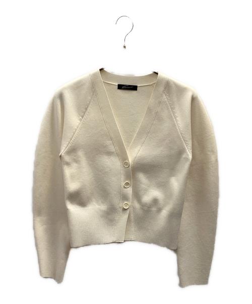 STUNNING LURE（スタニングルアー）STUNNING LURE (スタニングルアー) フルニードルフォルムカーディガン アイボリー サイズ:Ｓの古着・服飾アイテム