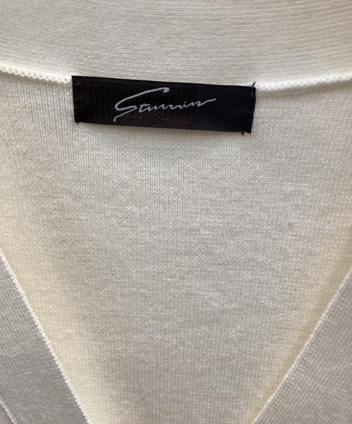 STUNNING LURE（スタニングルアー）STUNNING LURE (スタニングルアー) フルニードルフォルムカーディガン アイボリー サイズ:Ｓの古着・服飾アイテム