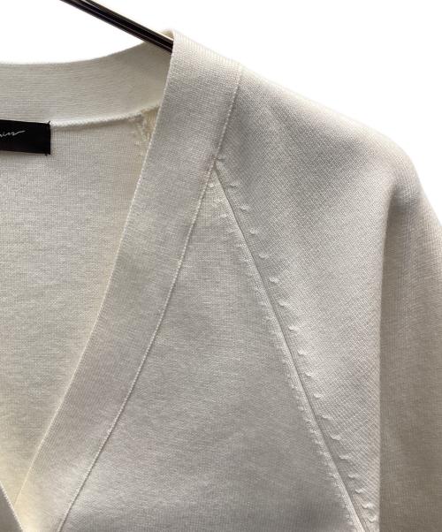 STUNNING LURE（スタニングルアー）STUNNING LURE (スタニングルアー) フルニードルフォルムカーディガン アイボリー サイズ:Ｓの古着・服飾アイテム