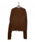 THE SHINZONE (ザ シンゾーン) COTTON CASHMERE SHEER KNIT ブラウン サイズ:F0：7000円