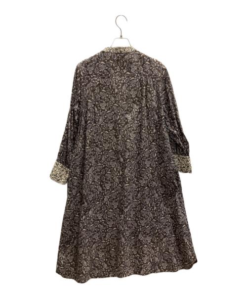 kurashi&trips publishing（クラシアンドトリップス パブリッシング）kurashi&trips publishing (クラシアンドトリップス パブリッシング) 大人のための柄ワンピース ブラウン サイズ:SIZE Freeの古着・服飾アイテム