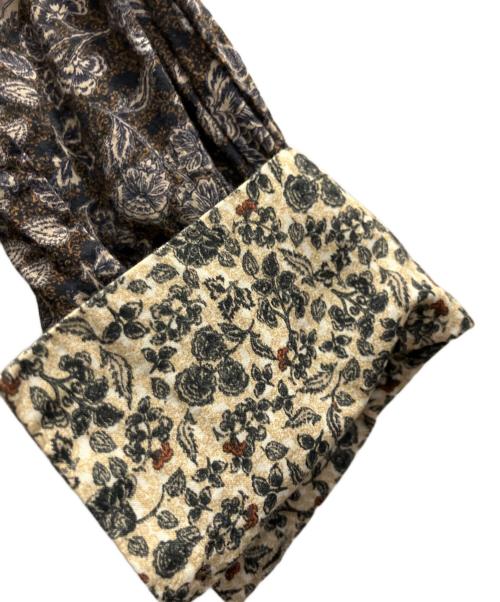 kurashi&trips publishing（クラシアンドトリップス パブリッシング）kurashi&trips publishing (クラシアンドトリップス パブリッシング) 大人のための柄ワンピース ブラウン サイズ:SIZE Freeの古着・服飾アイテム