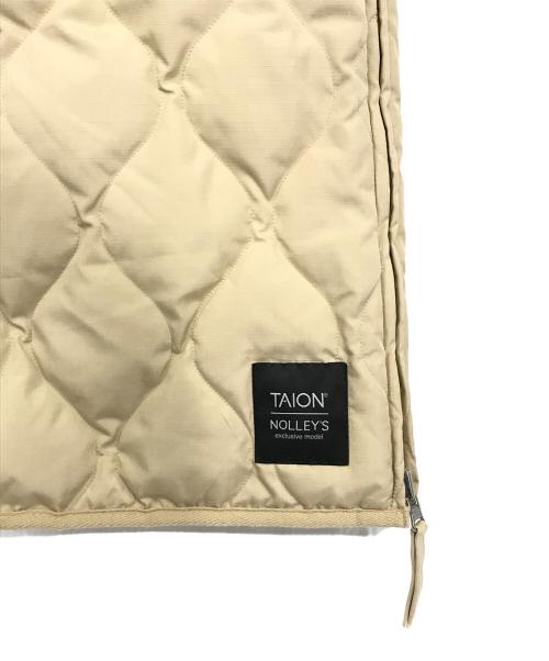 TAION（タイオン）TAION (タイオン) NOLLEY'S (ノーリース) ミリタリーリバーシブルロングダウン ベージュ サイズ:記載なしの古着・服飾アイテム