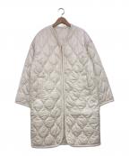 RIVE DROITEリヴドロワ）の古着「ロングキルティングコート」｜アイボリー