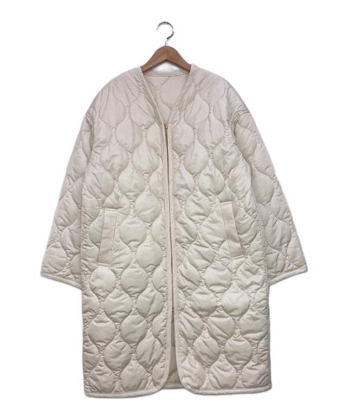 RIVE DROITE（リヴドロワ）RIVE DROITE (リヴドロワ) ロングキルティングコート アイボリー サイズ:Fの古着・服飾アイテム