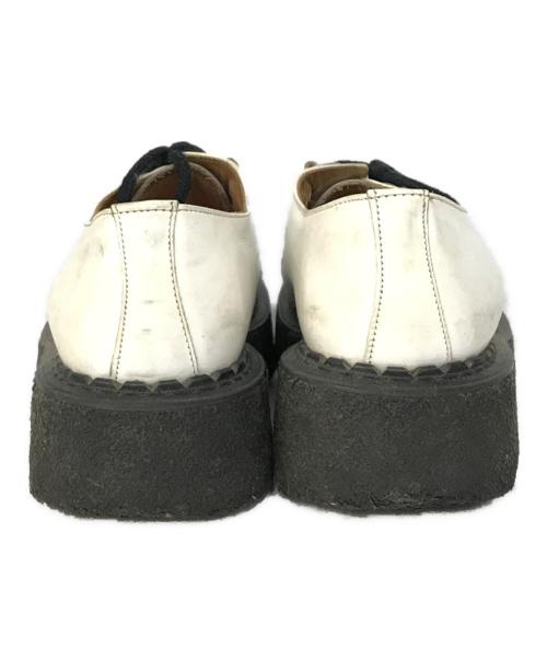 GEORGE COX（ジョージコックス）GEORGE COX (ジョージコックス) ラバーソールシューズ ホワイト サイズ:SIZE 7の古着・服飾アイテム