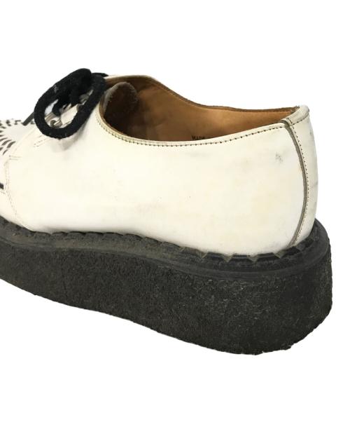 GEORGE COX（ジョージコックス）GEORGE COX (ジョージコックス) ラバーソールシューズ ホワイト サイズ:SIZE 7の古着・服飾アイテム